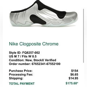 Nike Chrome Clogposites.